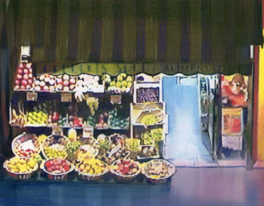 Fruit Stand in Paris